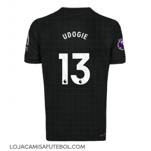 Camisa de Futebol Tottenham Hotspur Destiny Udogie #13 Equipamento Secundário 2025-26 Manga Curta Camisa de Futebol Tottenham Hotspur Destiny Udogie #13 Equipamento Secundário 2025-26 Manga Curta